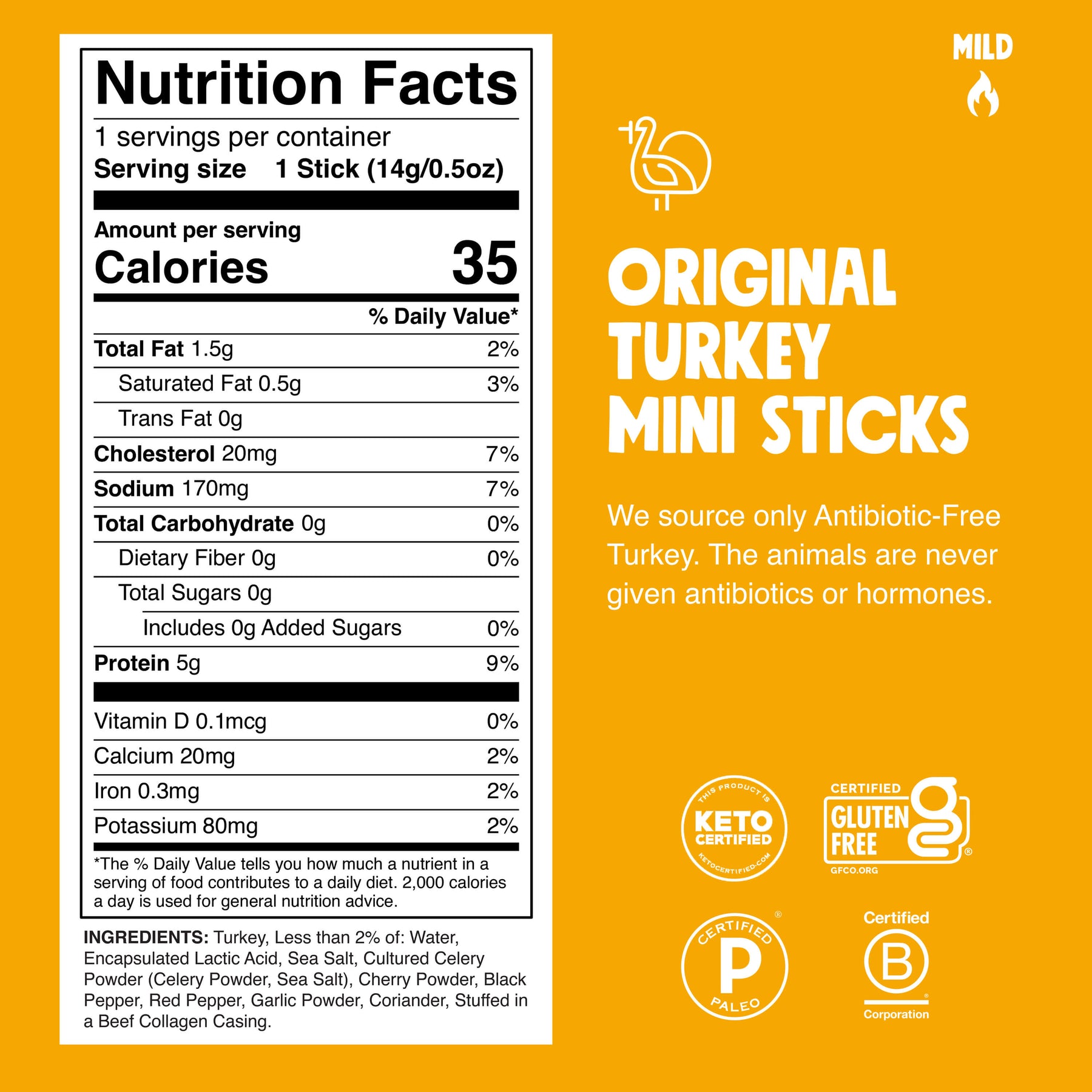 6 ct. Original Turkey Chomplings - Active Choice