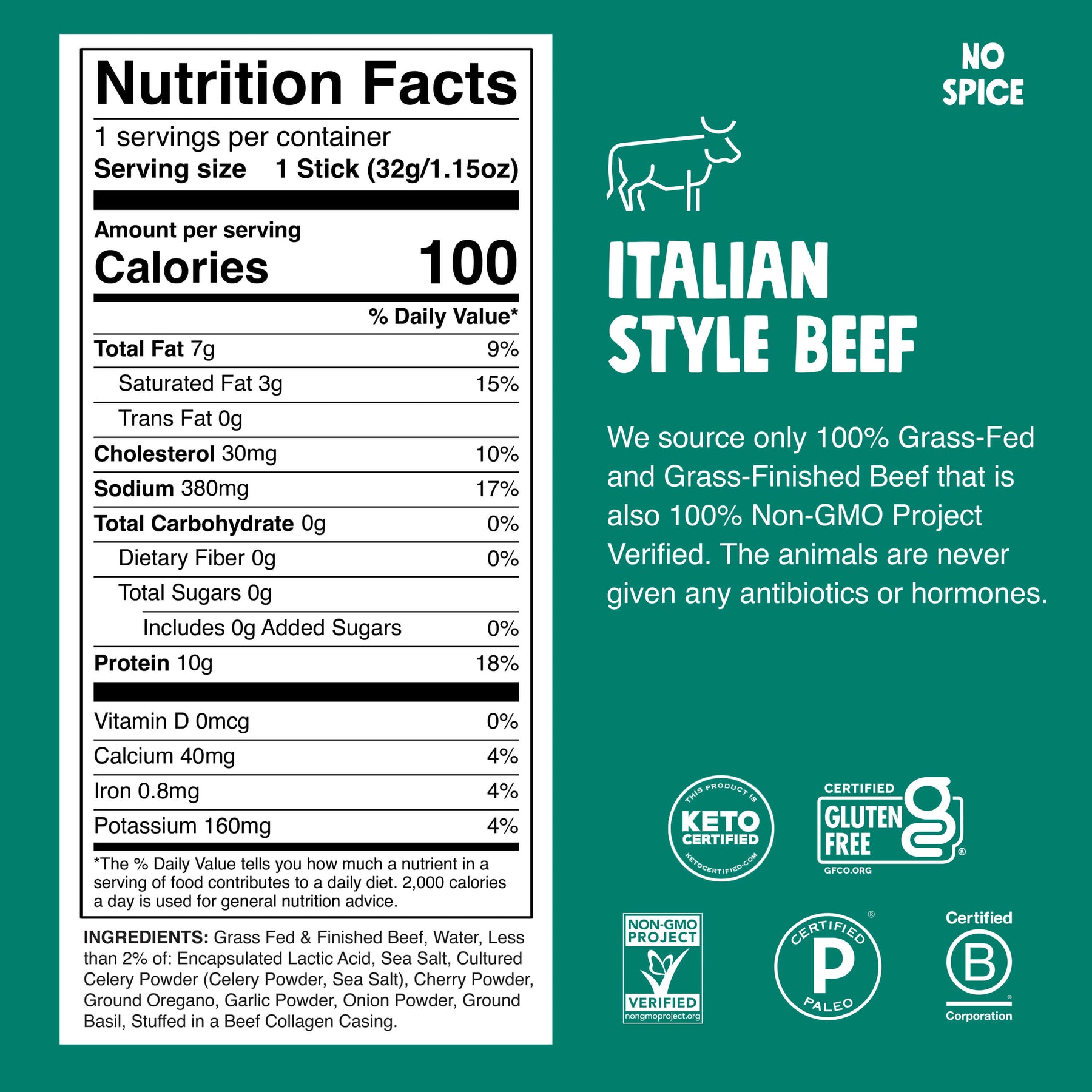 Italian Style Beef - Classic Essential Carry