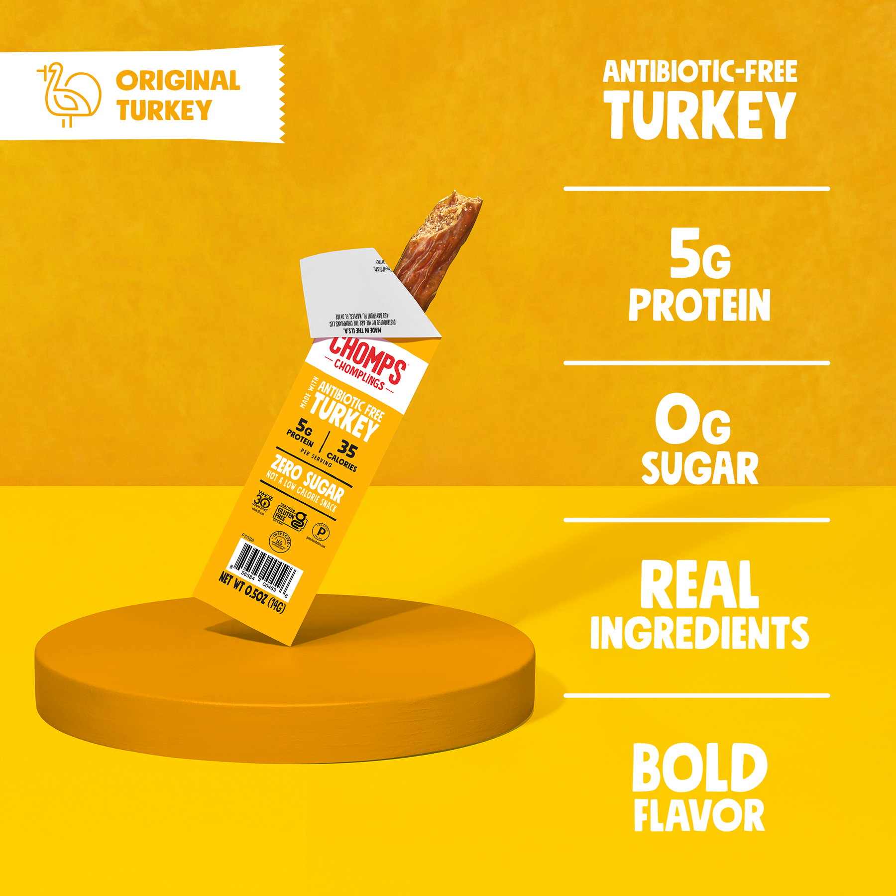 6 ct. Original Turkey Chomplings - Essential Snack Ready